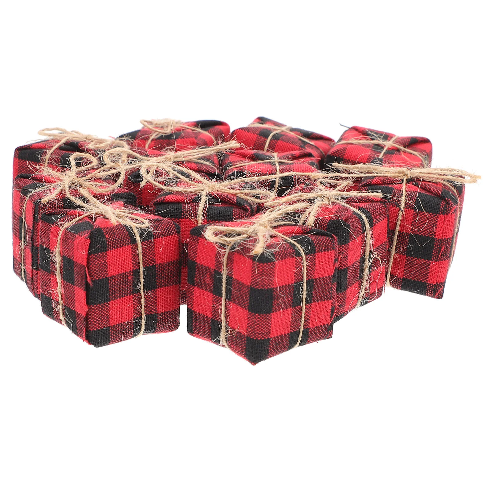 

12 Pcs Christmas Ornaments Boxes for Gifts Hanging Mini Xmas Tree Pendant Present Foam Small Hangings