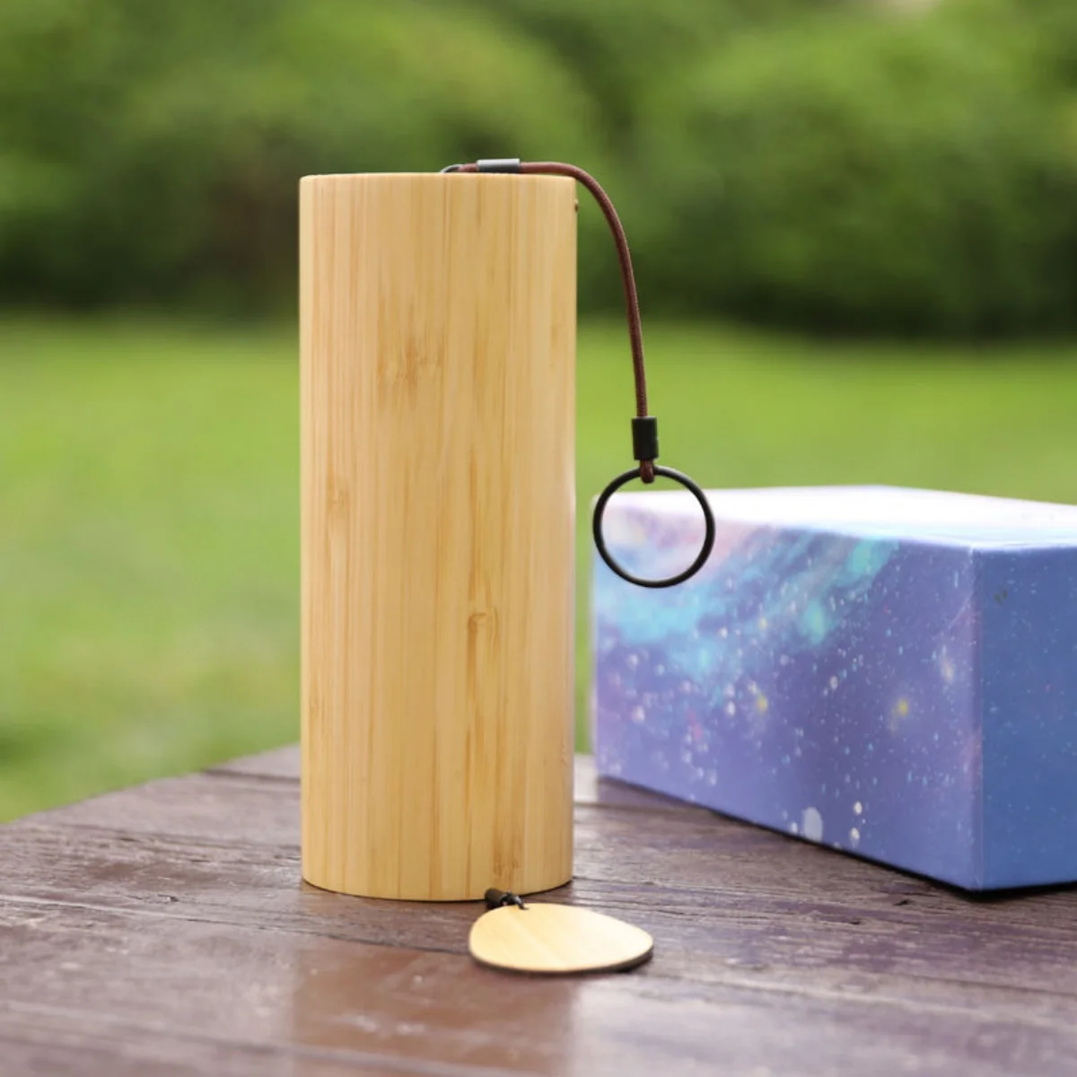 Bamboo Wind Chimes Set 8 Tone Rods Windchimes for Outdoor Garden Patio Home Decoration Meditation Relaxation outdoor wind chimes