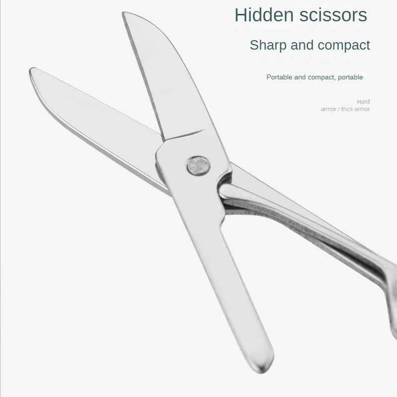 4 In 1 Folding Nail Clippers Scissors Manicure Nail Cutter Stainless Steel Clipper Nippers Toenail Multifunctional Tools
