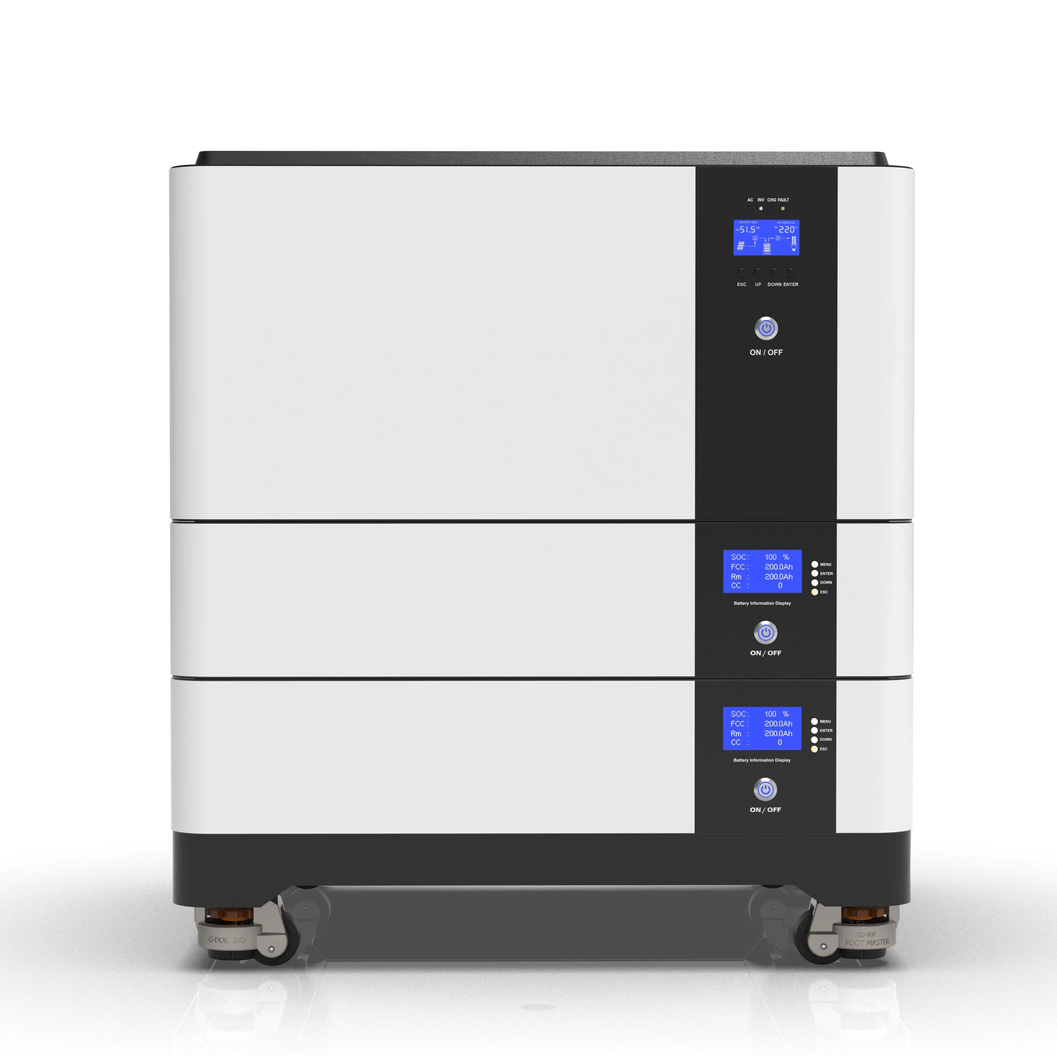 All In One 10kw Solar Inverter Stackable Module 48V 51.2V 200ah 10kwh ...