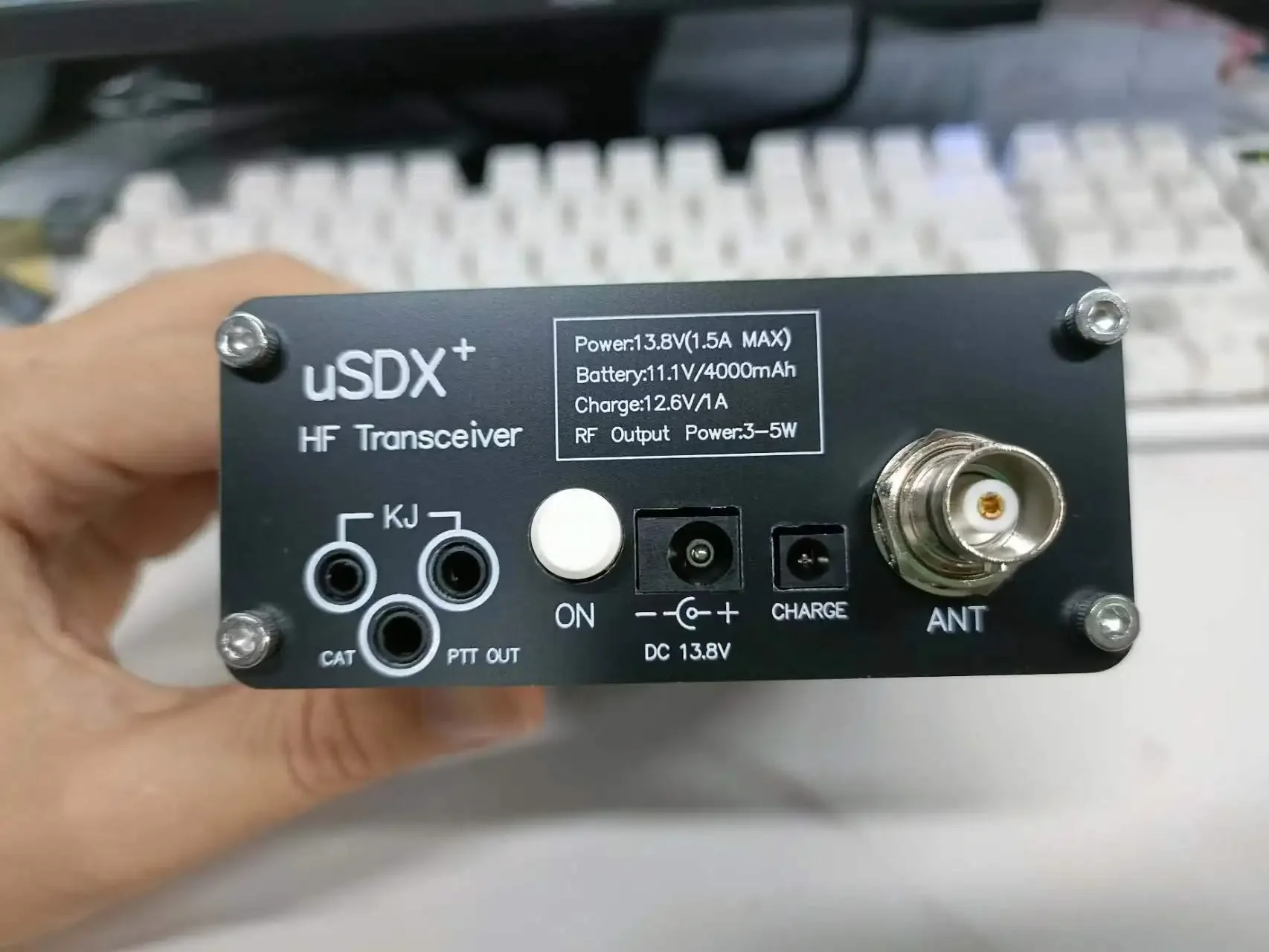 ☆ USDR uSDX+ Plus V2 SDRトランシーバー Usdr Usdx + V2 Plus 8 バンド SDR フルモード HF SSB QRP 高周波