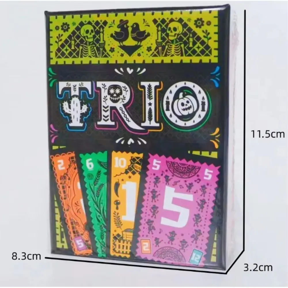 Gioco da Tavolo Strategico TRIO, Divertimento per Famiglia e Amici, 3-6 Giocatori, Gioco da Tavolo per Serate di Gioco - immagine 3