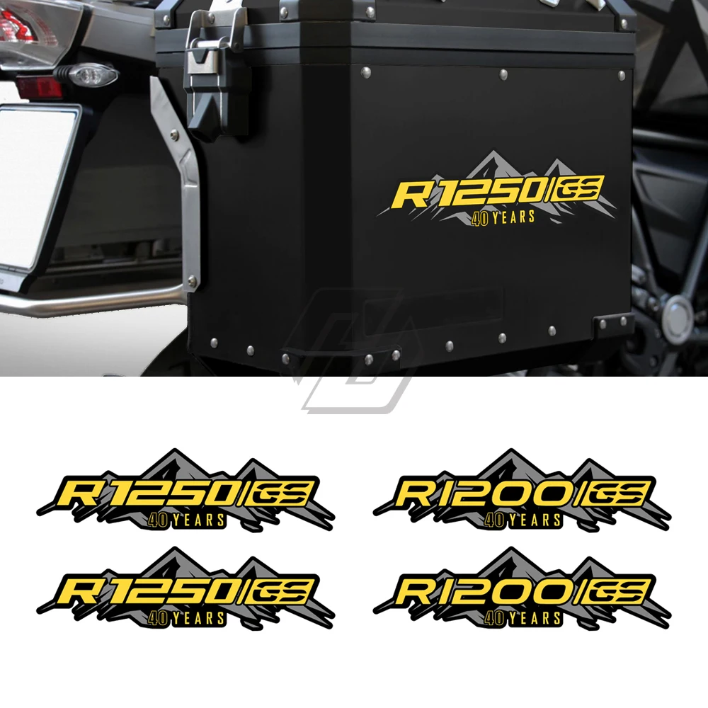R1200GS R1250GS Motorcycle trunk decorate Sticker For BMW Motorrad Aluminum Box R1200GS R1250GS Adventure Decal
