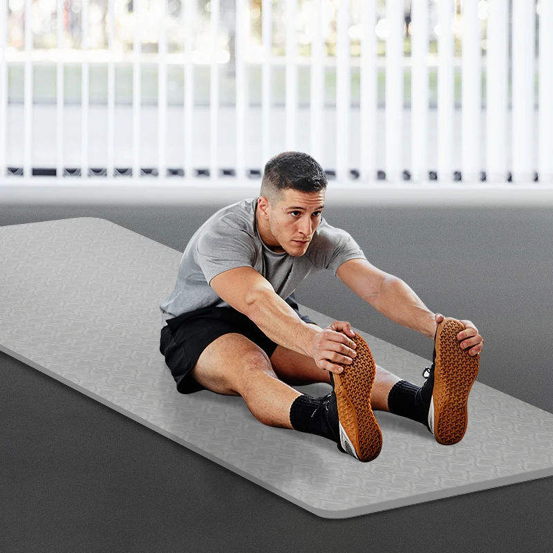 190CM Non Slip Yoga Mat Durable Gym Fitness Mat Tasteless TPE Exercise for Home Stretching Floor Workout Pilates Women & Men yoga mat sports floor mats
