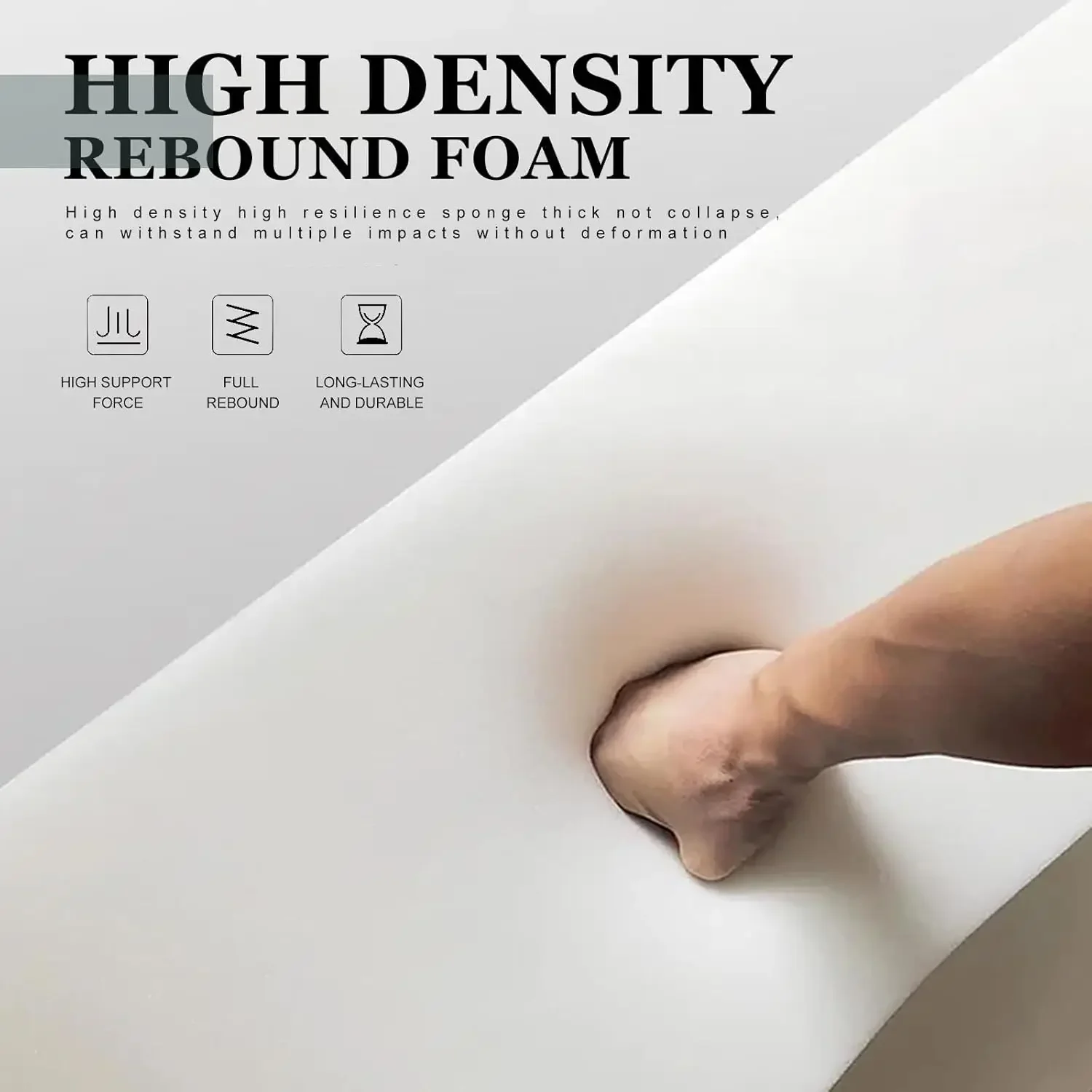Mattress Bed Filler Foam Bed Extender Foam Headboard Pillow Closed Gap between Mattress Headboard and Wall Cushion Pad