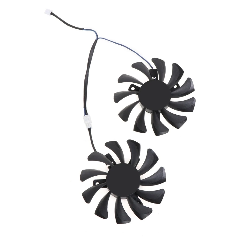 

75mm HA8010H12F-Z 2Pin Graphics Card Fan For MSI GeForce 1650 SUPER Cooler Dropship