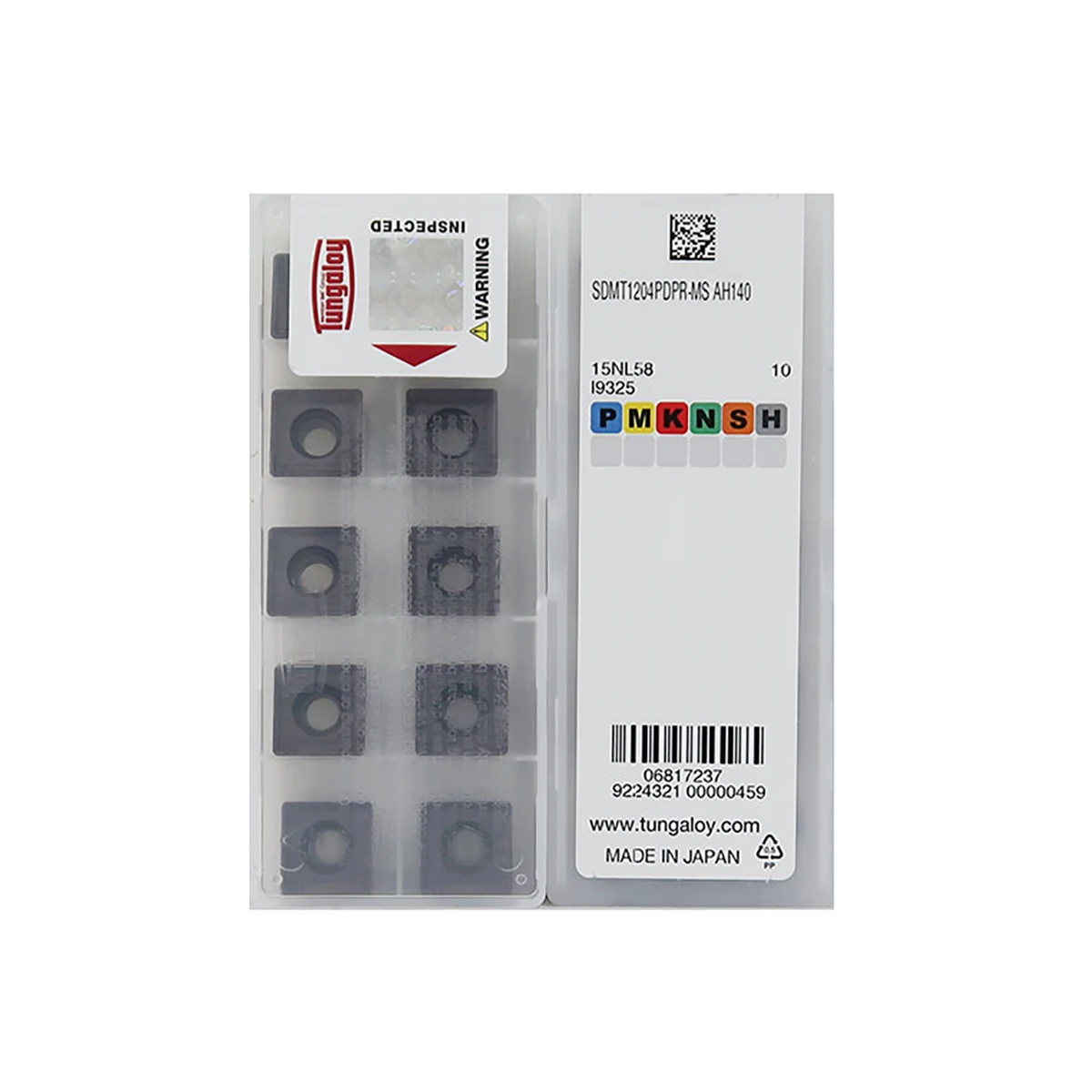 

Tungaloy 100% Original SDMT SDMT12 SDMT1204PDPR MS AH140 SDMT1204AFPN MJ AH120 Medium-Roughing Carbide Turning Inserts