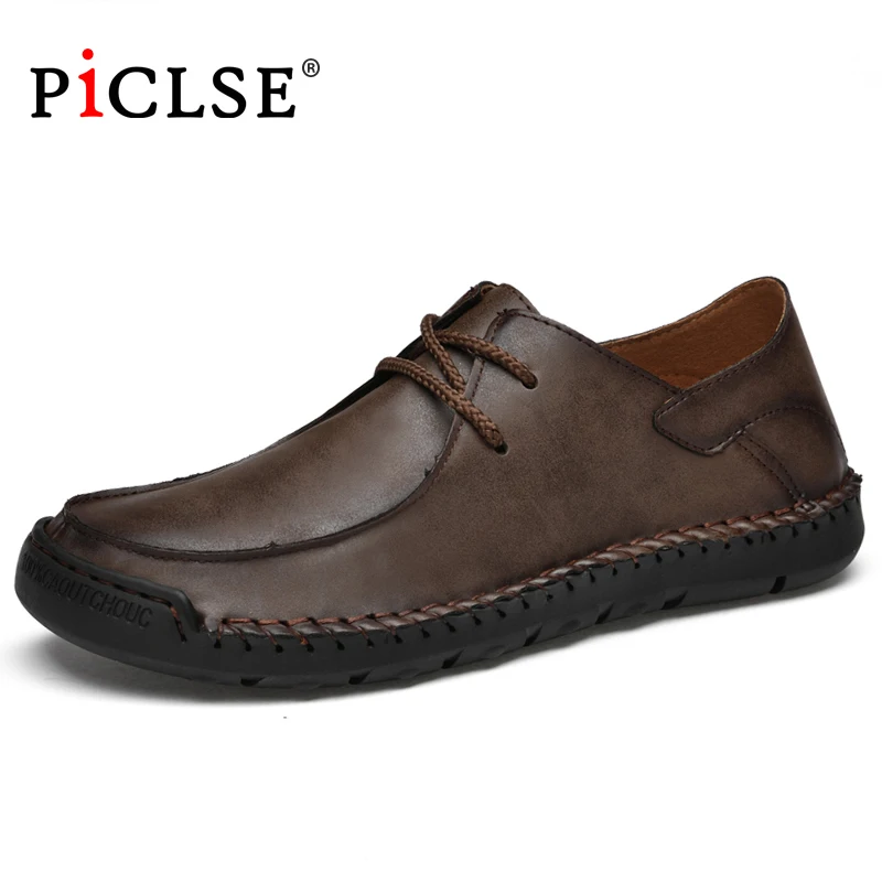 

Large Size Classic Men Shoes Handmade Casual Leather Shoes Men Loafers Comfortable Moccasins Men Flats Shoes