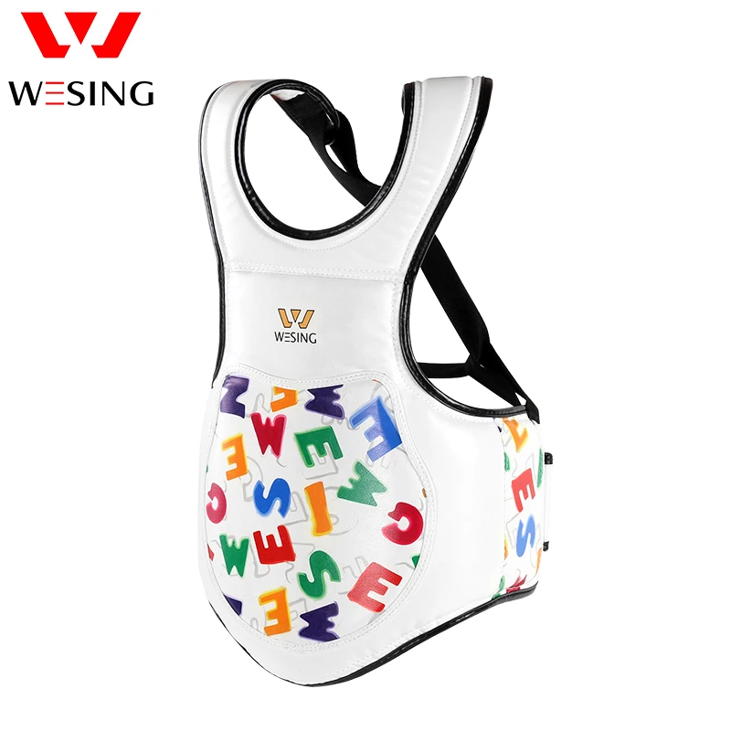 Wesing Kids Martial Arts Equipment Wushu Sanda Protector Gear Sanda Competition Training 8Pcs Sets Free Shipping