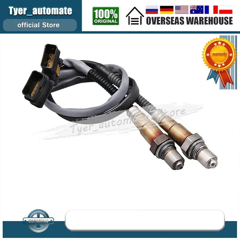 2Pcs Upstream & Downstream Oxygen Sensor O2 Sensor 11787589121 11787589122 For BMW 228I 320I 328I 428I 528I X1 X3 X4 X5 Z4 3