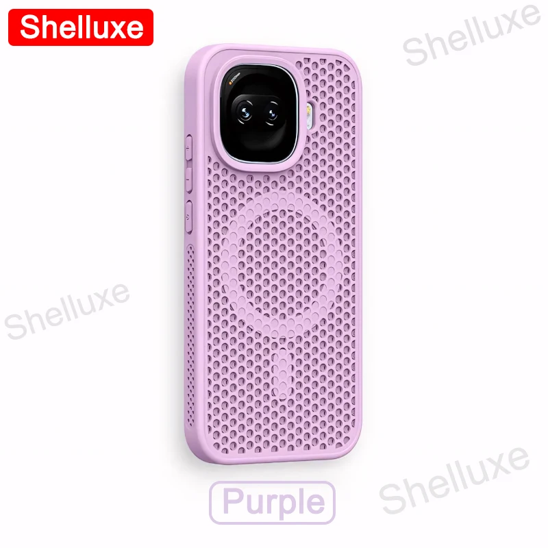 Z11Turbo Magnetic Cooling Breathable Mesh Hard Phone Case by Shelluxe