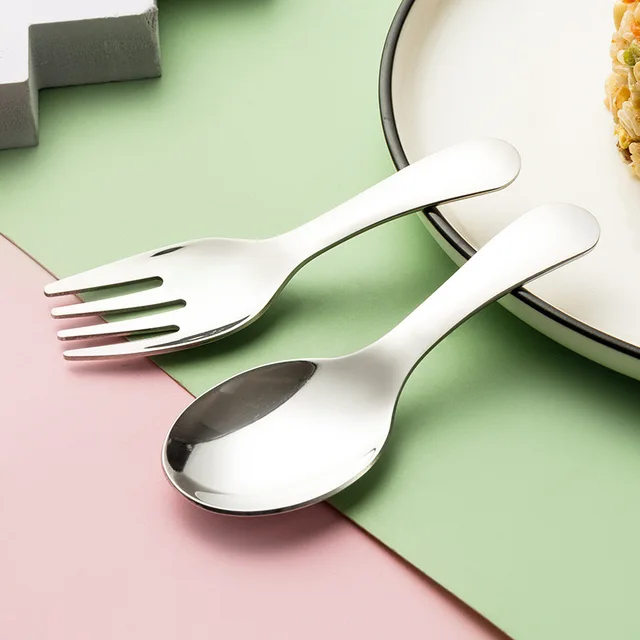 Portable Stainless Steel Spoon & Fork Set 2