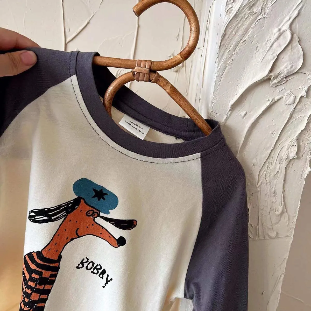 Cartoon Spliced Long Sleeve T-shirt Baby Costume Autumn Fashion Casual Bottoming Shirt Printing Pullover Tops For Boys And Girls 6