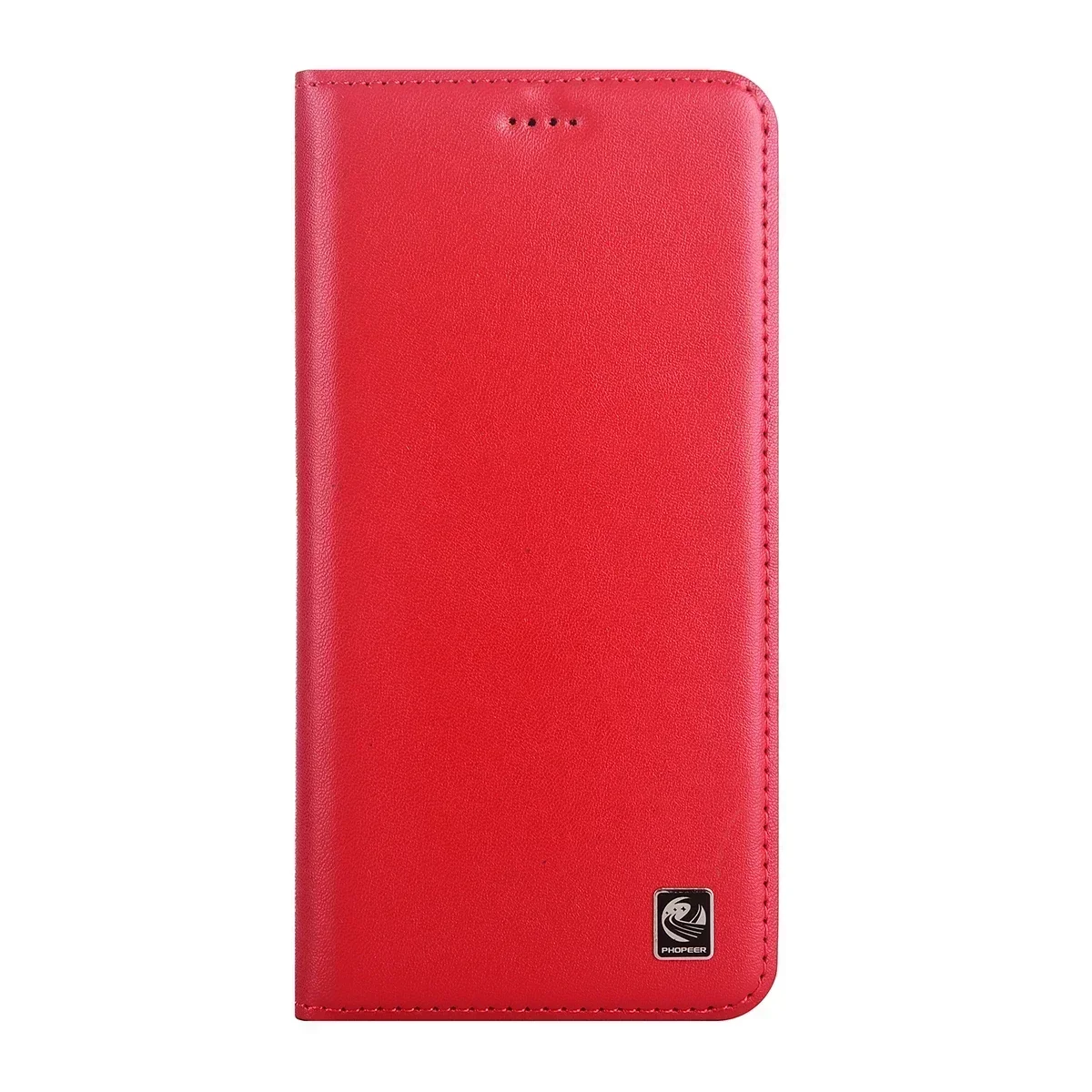 Luxurious Nappa Genuine Leather Wallet Case with Magnetic Flip Cover