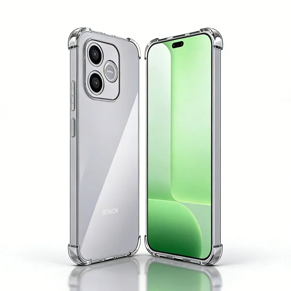 Shockproof Clear Ultra Thin Silicone Phone Case - Anti-Scratch Transparent Protective Cover