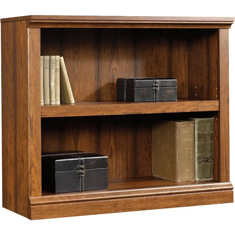 

Sauder 2-Shelf Bookcase Washington Cherry Storage Organizer