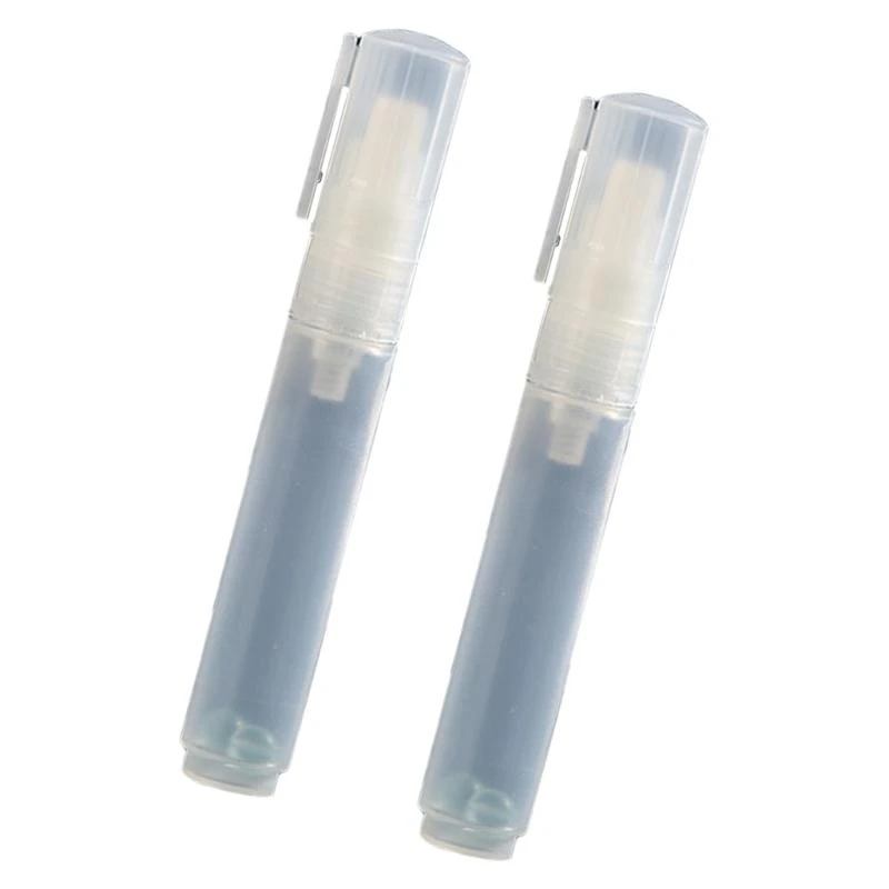 J0MB 2PCS 리필 가능한 빈 페인트 펜 아크릴 빈 마커 8mm 평평한 팁 종이 나무 세라믹 금속에 그림을위한 빈 펜