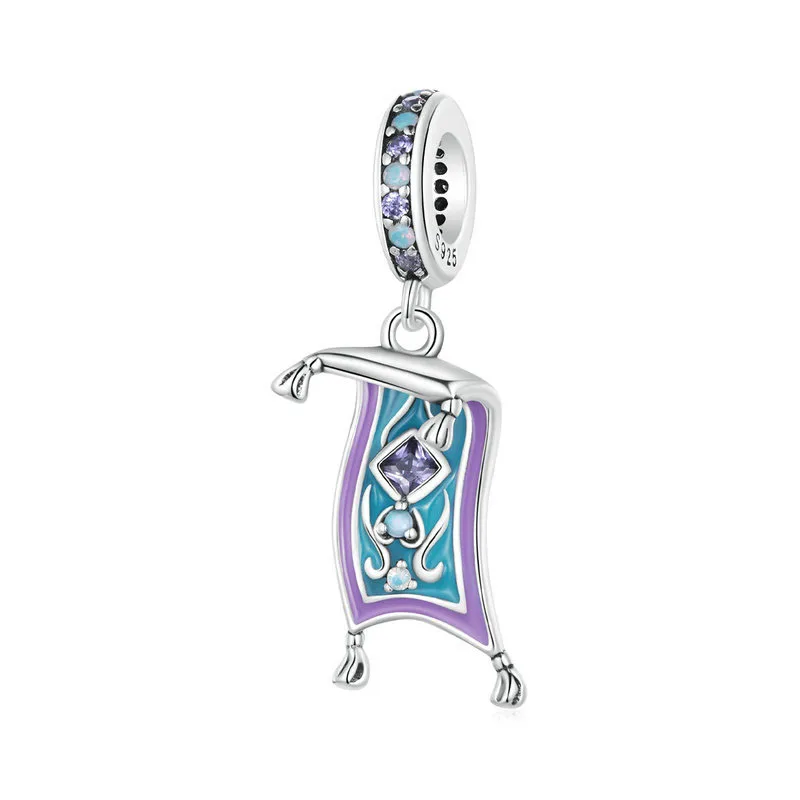 Original Sterling Silver s925 Magic Purple Series Exquisite Beaded DIY Bracelet Accessories Jewelry Combination