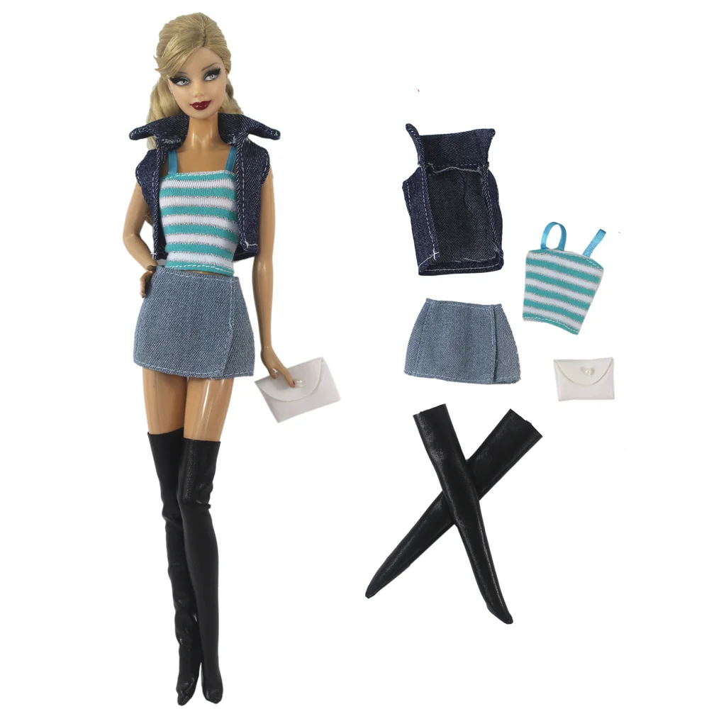 1/6 Kleidung Outfits Für 11,5 Zoll Puppe Rock Set Für Mädchen Plüsch