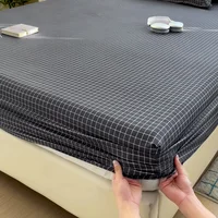 High Quality Fitted Sheet King Queen Size Mattress Cover with Elastic Band Bed Sheet 150/180 Fit Sheet Can Order Pillowcases 1