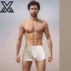 XMJXMY Men's hip lifting beach pants, swimming trunks, underwear, men's mid waist hip lifting shapewear 4