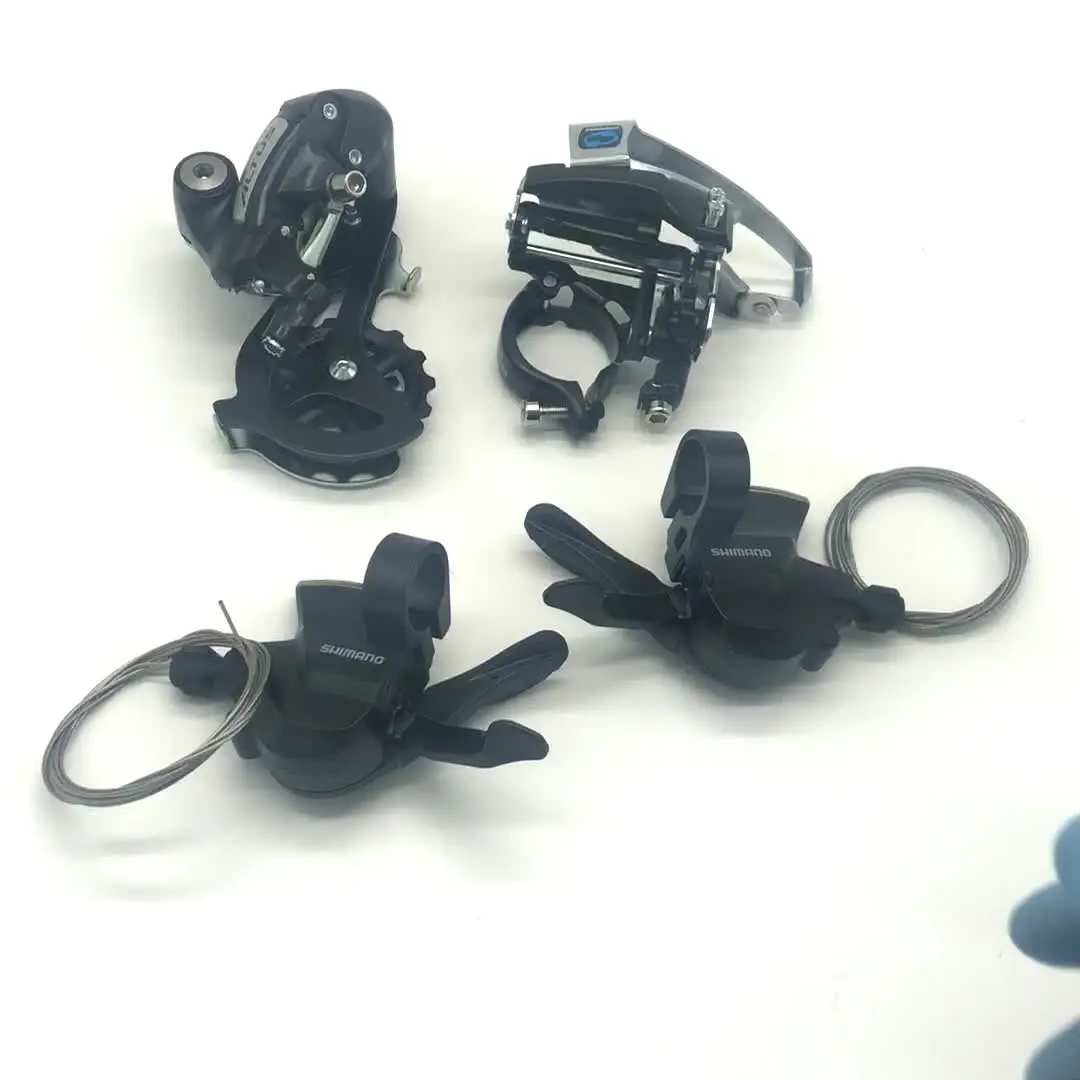 Levier De Vitesse SHIMANO Altus STM310 - 2 Doigts S+B - Noir