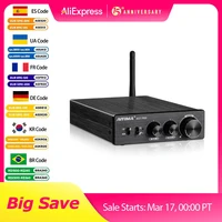 AIYIMA Audio TPA3255 Home Power Amplifier Bluetooth A07 PRO A07 Amplifier 2.0 Stereo Speaker Amplifiers HiFi 300Wx2 Class D Amp 1