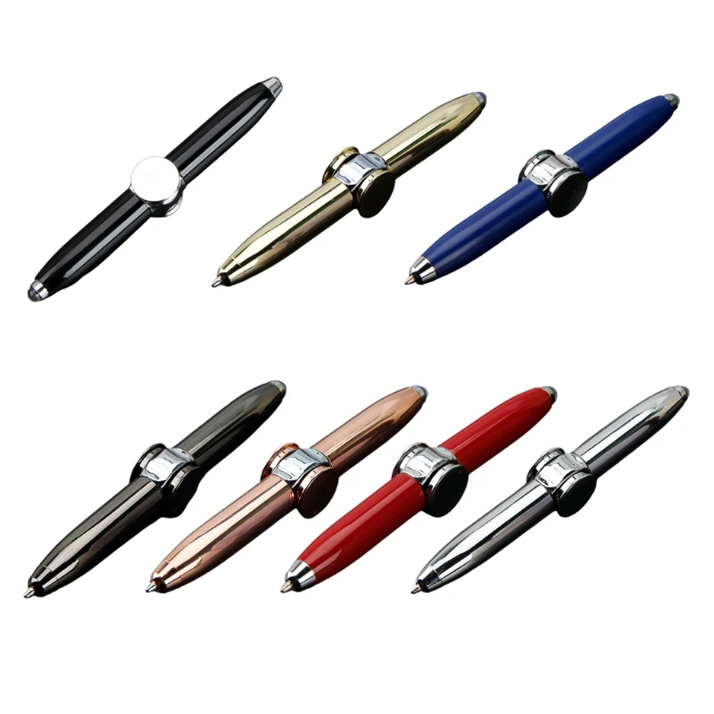

4’’ Finger Toy LED Spinner Pen High Speed Rotary Anxiety Toy for