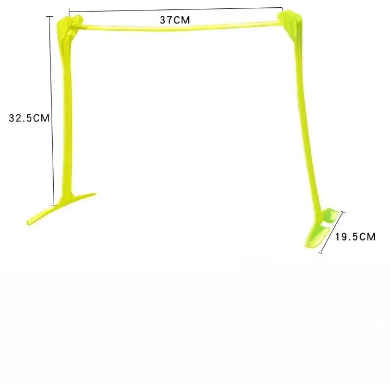 thumbnail image 1 of Vallas de entrenamiento de fútbol plegables, ayudas para el entrenamiento de velocidad y agilidad, herramienta para deportes de fútbol plegable y ajustable en altura para exteriores, 1 of 5