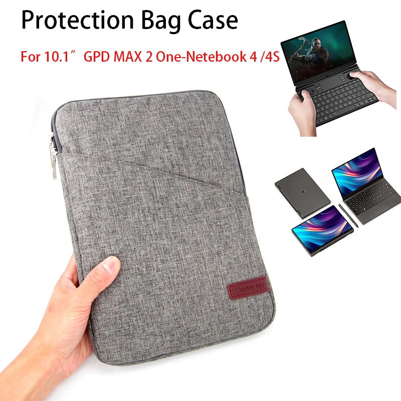Bolsa de Transporte Portátil para Laptop Bolsa de Proteção Capa Capa para um Netbook 4s Onemix 10.1 Gpd Win Max 2