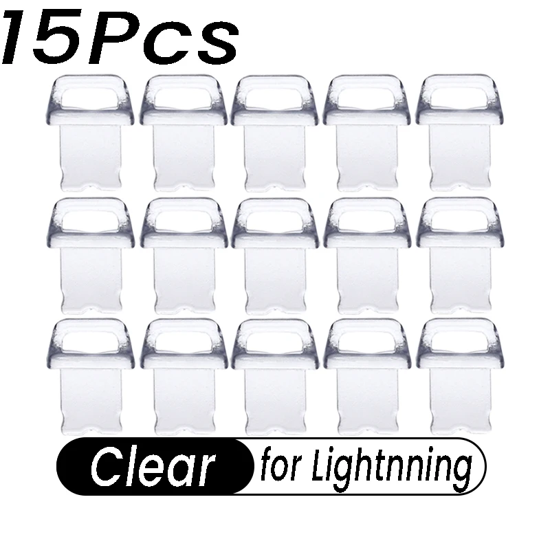 Universal Soft USB-C Port Cover with Easy Grip Dustproof Plugs