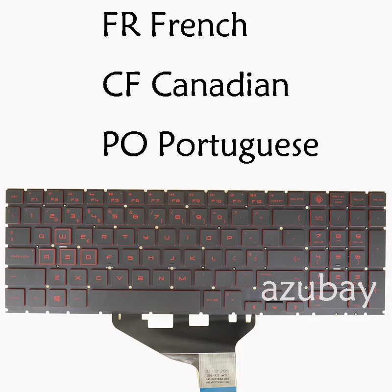 

Клавиатура с красной подсветкой для HP OMEN 15-DC0000 15T-DC0000 15- dc0003np dc0004np dc0006np dc0012np dc0013np dc0014np FR CF PO