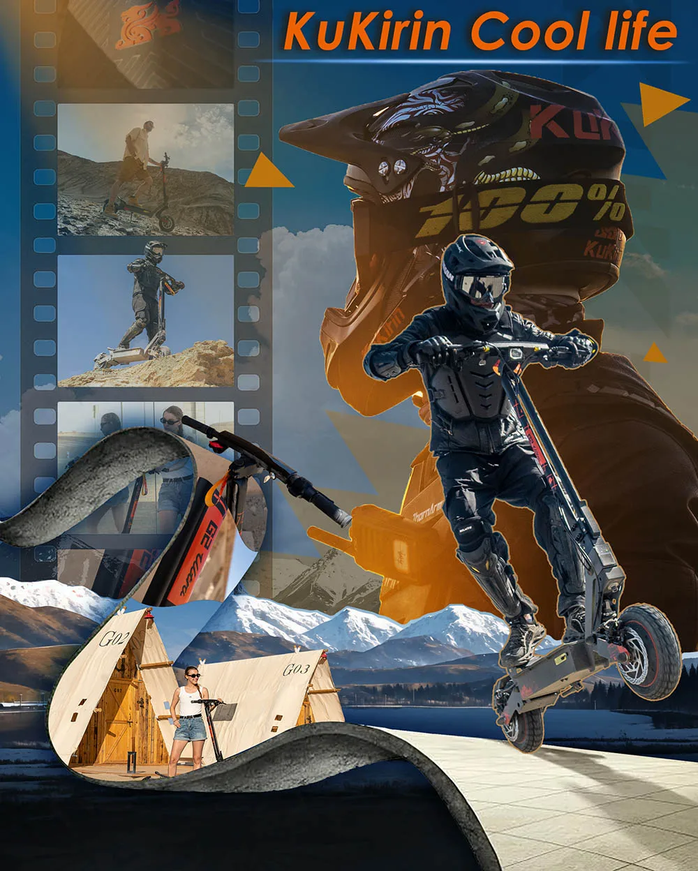 KuKirin G2 Ultra Folding Electric Scooter 800W*2 Motor E-Scooter 48V 18Ah Battery 10 inch Tires 50km/h Max Speed 55km Max Range S5ebe046a28a9421393fcc5c35ad4ad46U