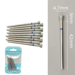 10-Piece Diamond Nail Drill Bit Set for Professional Manicure & Pedicure (010-047M)
