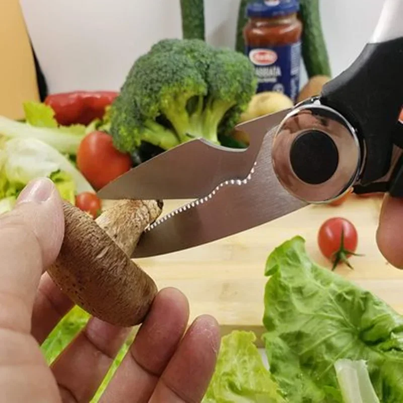 Multifunctional Kitchen Scissors Stainless Steel Cutting Knife For Fish Chicken Chef Device Gadget Tools Accessories Open Bottle