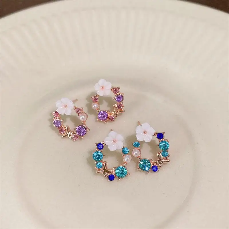 Romantic Style Geometric Earrings