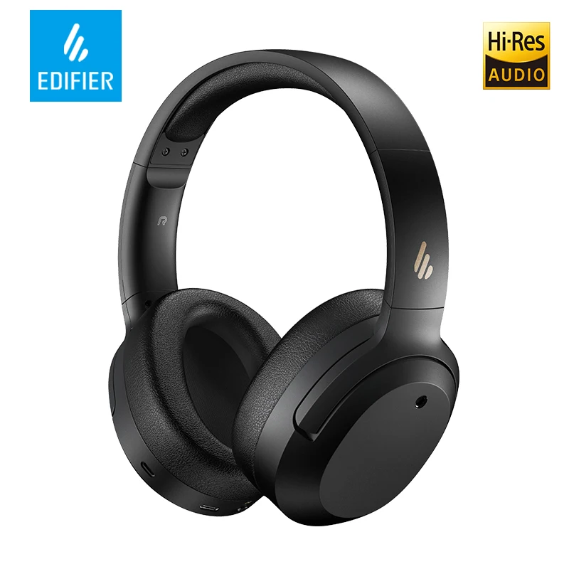 

EDIFIER W820NB ANC Wireless Headphones Bluetooth Headsets Hi-Res Audio Bluetooth 5.0 40mm Driver Type-C Fast Charge Hybrid ANC