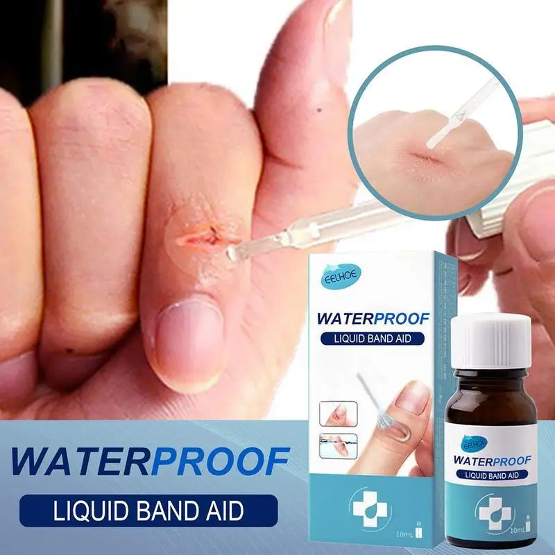 Waterproof First Aid Liquid Bandage 10ml For Wounds Healing Gel Patch Hemostasis Plaster