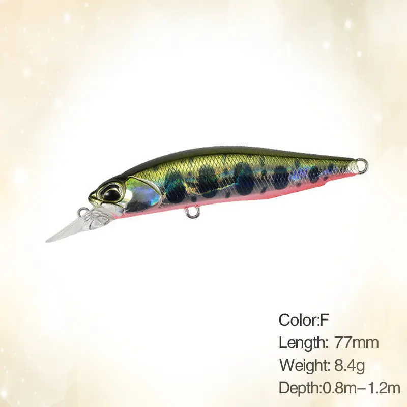 2025 New 77mm / 63mm Fishing Lure Sinking Minnow Jerkbait Hard Lures Fishing Wobbler Bass Crankbait Trout Lure Cocked Mouth Bait - Image 27