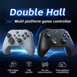 Bluetooth Game Controller with Hall Rocker & Dual Vibration for Versatile Gaming Experience (Grey)