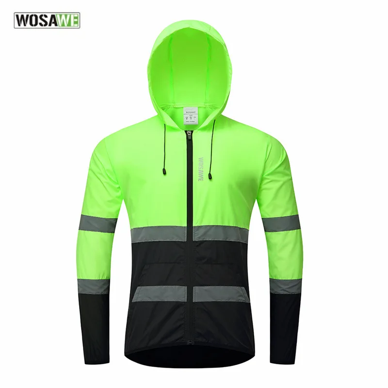 Windproof Cycling Jacket Reflective MTB 