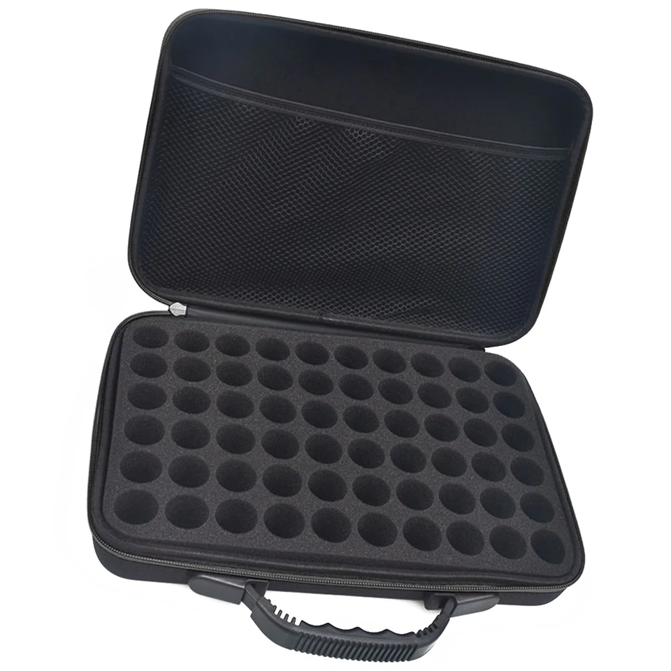 60/30 Bottles Essential Oil Case 15/10ml Essential Oil Collecting Bags Portable Storage Bag Perfume Bottle Travel Carrying Case