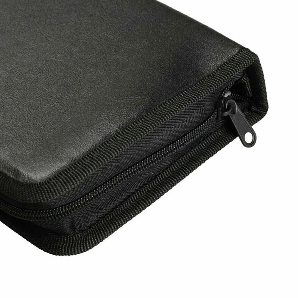 Portable Zipper DVD CD Holder Dustproof Album Storage Sleeve Zipper Album Storage Holder Case Portable Disc CD VCD DVD Carry Bag