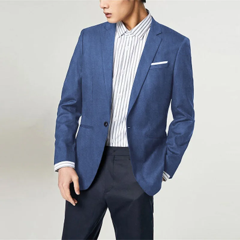 Jacket Blazers Blazer Men Suits For Man Pure Colour New Fashion Mens Suit Jacket Coat S30