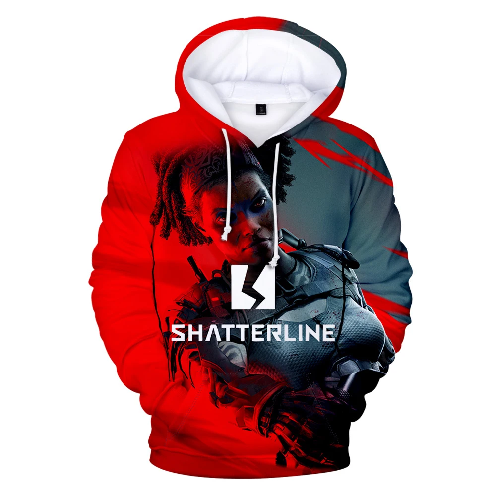 Shatterline Game Hoodie Long Sleeve Women Men Hooded Sweatshirt Harajuku Streetwear Hot Game 3D Clothes