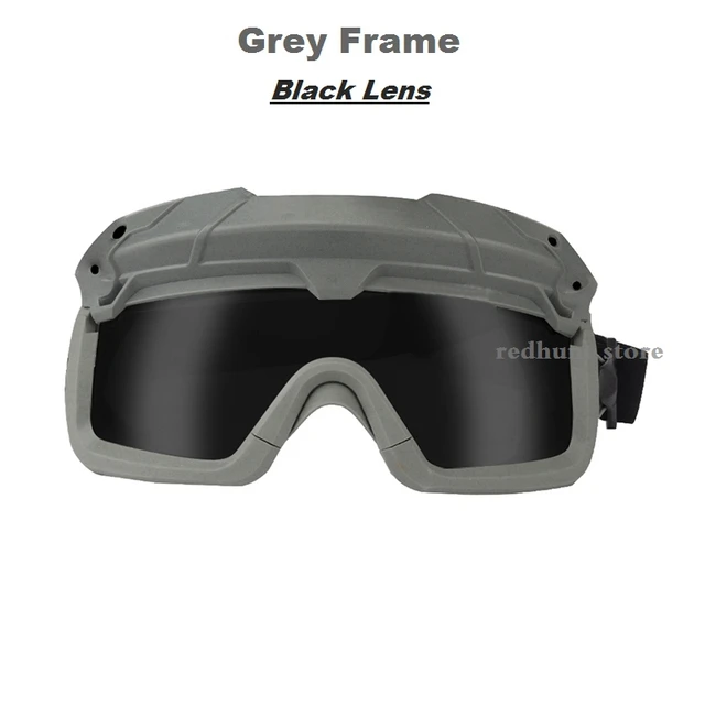 grey black lens