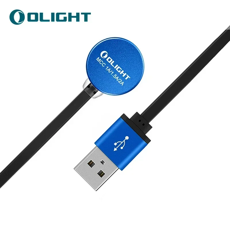 Olight MCC 1A MCC3 2A Magnetic Charger for PL-Pro/ Seeker 2 pro/ Warrior X/ S1R II/ M2R/ S2R II/ S30R III/ S1R/ S2R/ H1R/ H2R battery charger
