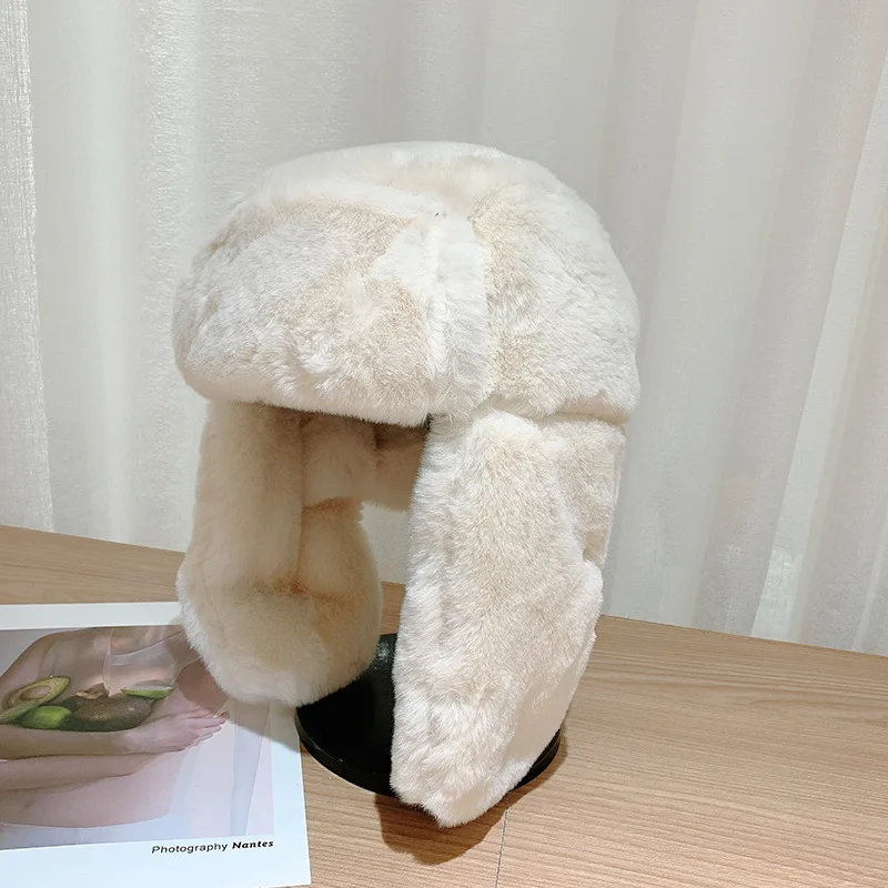 Women's Winter Thickened Warm Beanie Russian Cap 6