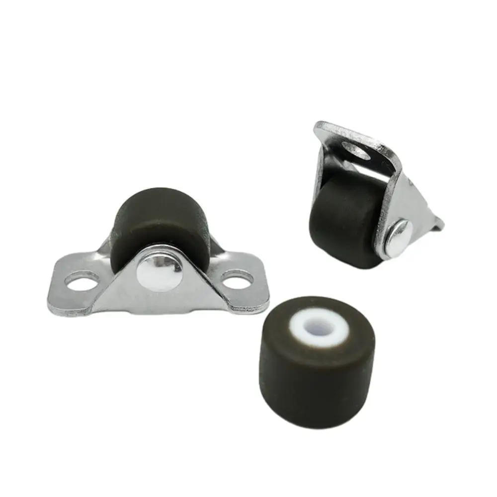 4/8Pcs 0.5 inch straight wheel directional casters, rubber silent hardware storage box, concealed furniture, coffee machine,