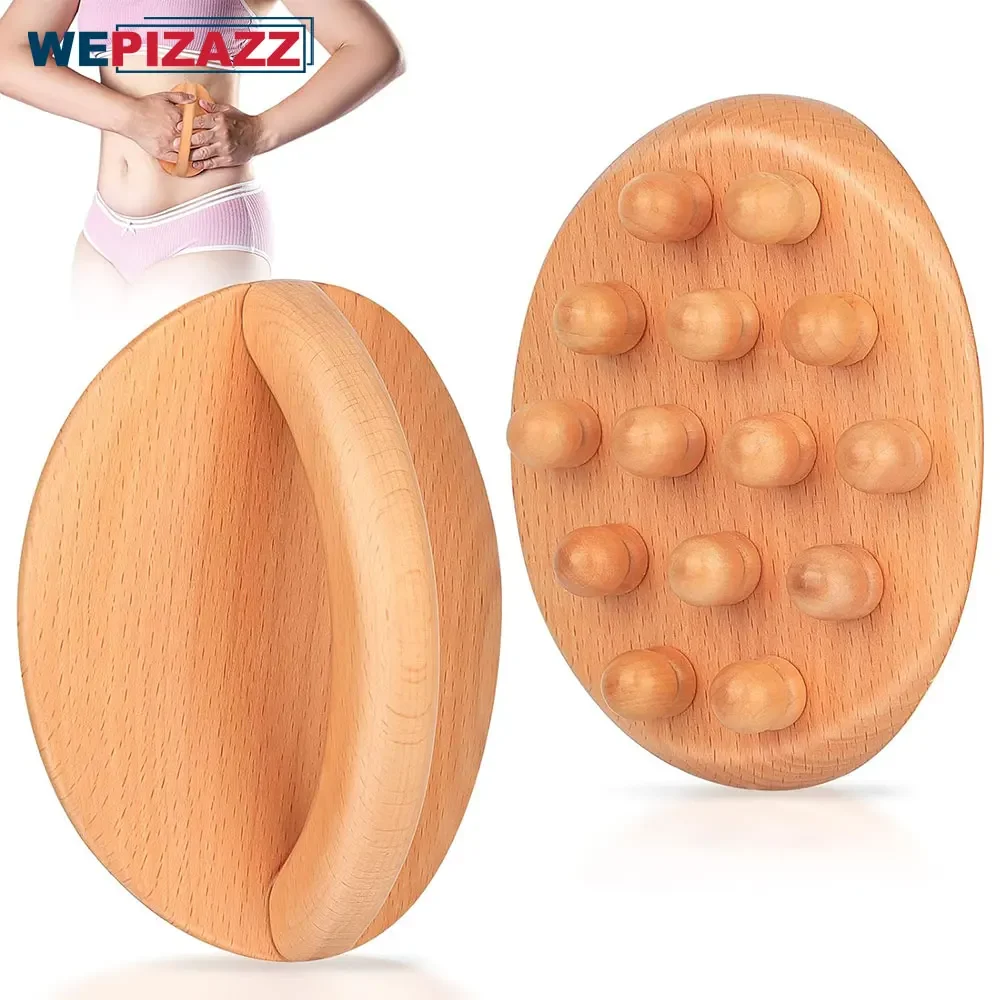 

Wood Therapy Tools for Body Shaping, Wooden Massage Tools, Lymphatic Drainage Massager Body Sculpting Tool, Wooden Gua Sha Tools